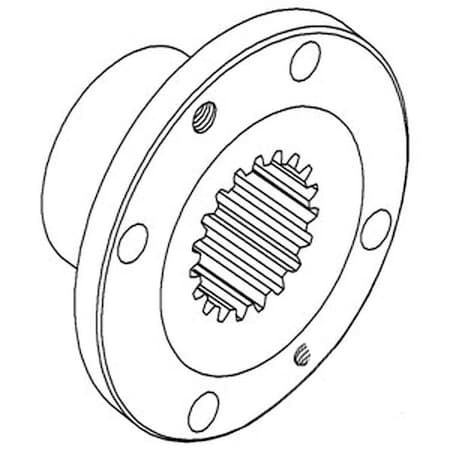 Aftermarket New Hydraulic Pump Drive Coupler Made Fits Case-IH Tractor Models 1594 + K200465